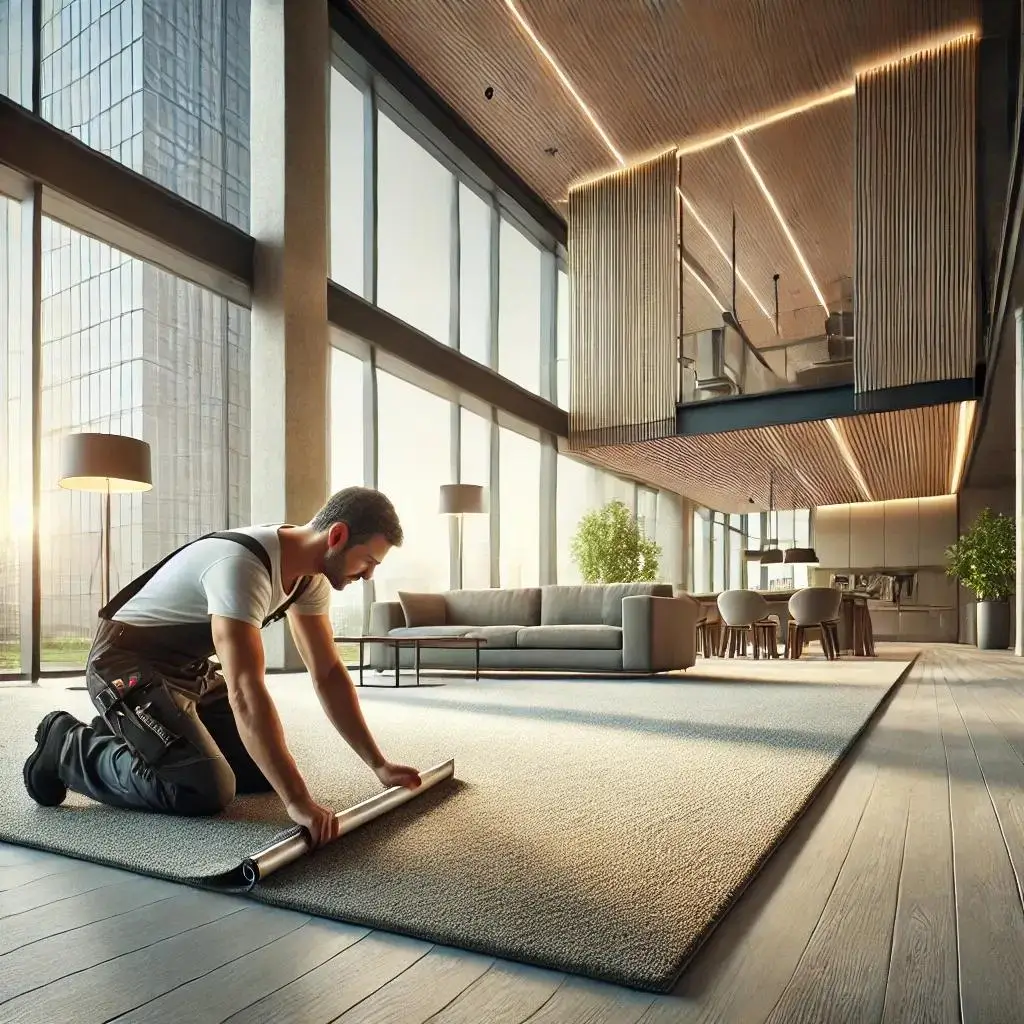 Professional carpet fitting installation Dubai