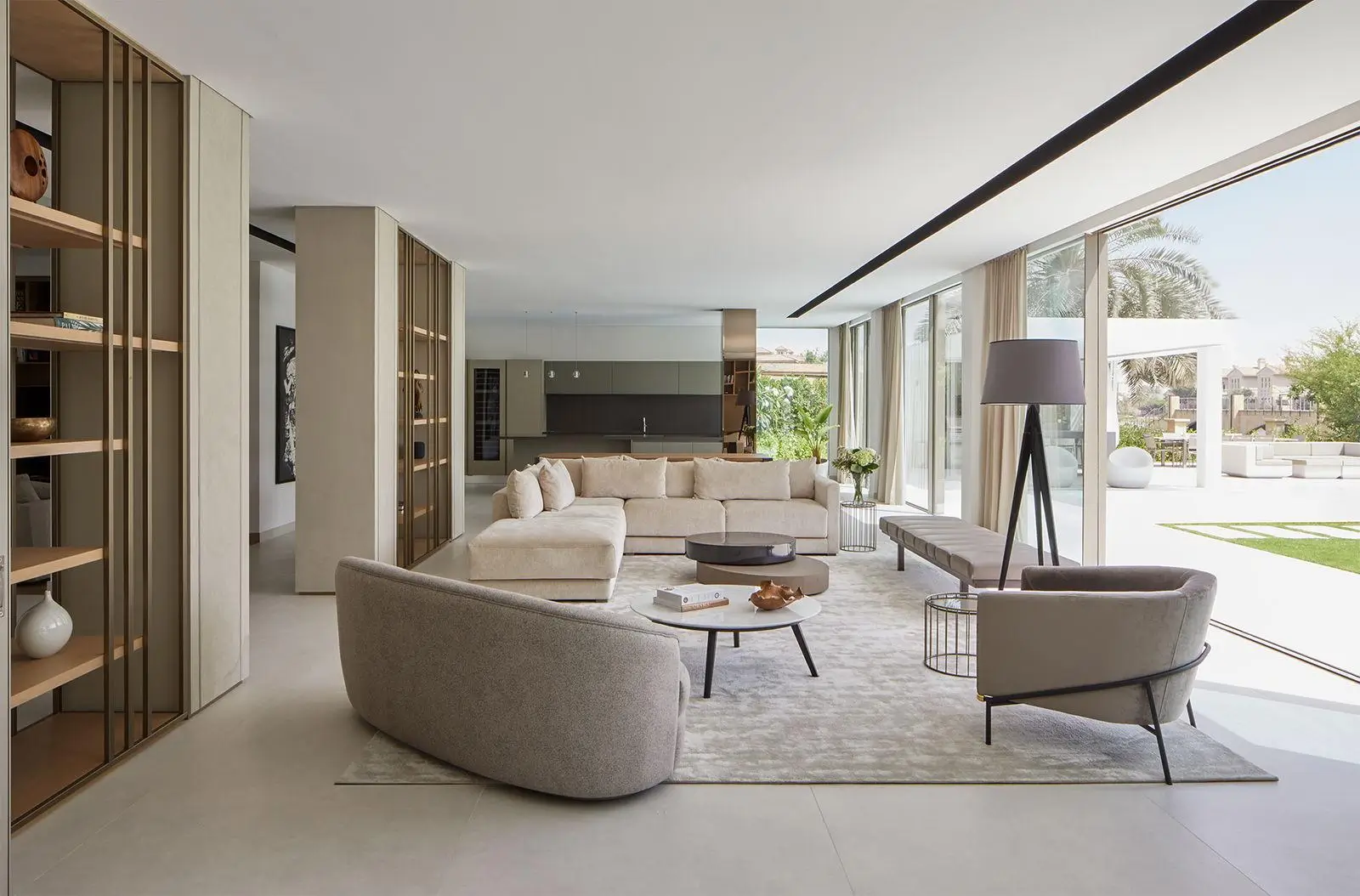 Residential furniture Dubai living space close up