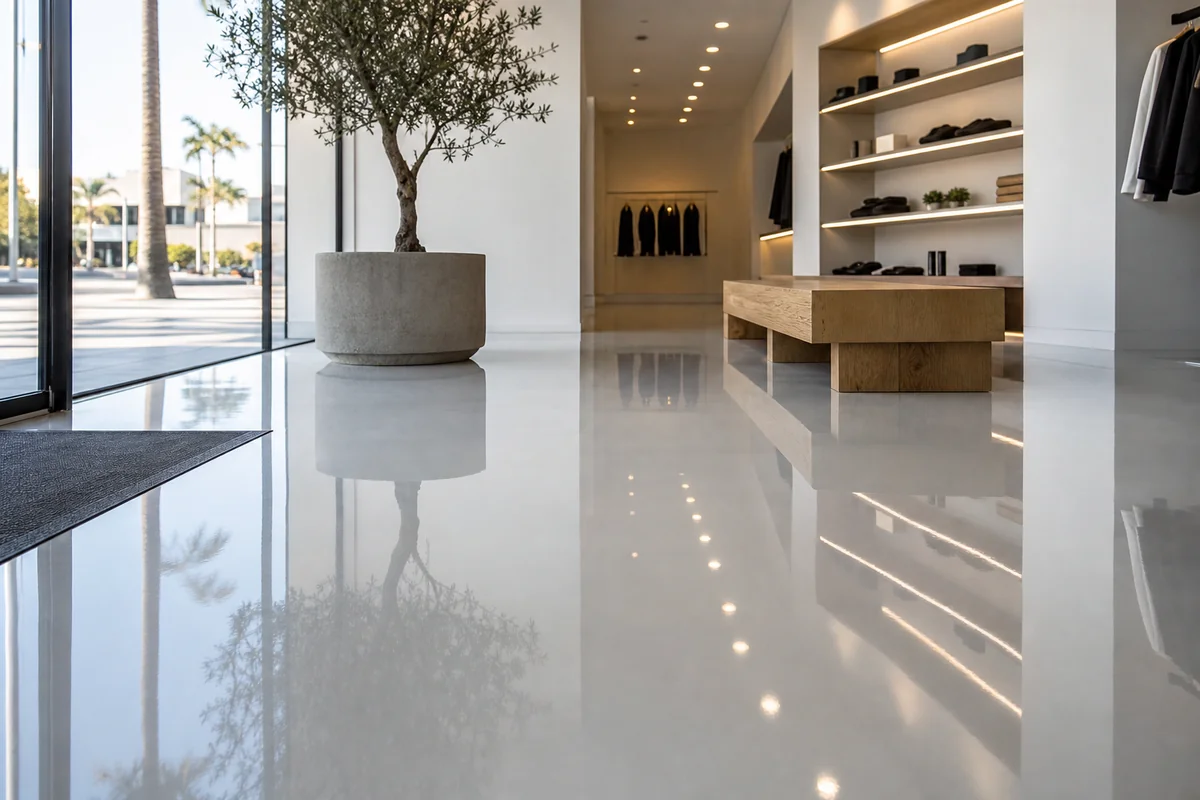 Premium seamless epoxy flooring in Dubai