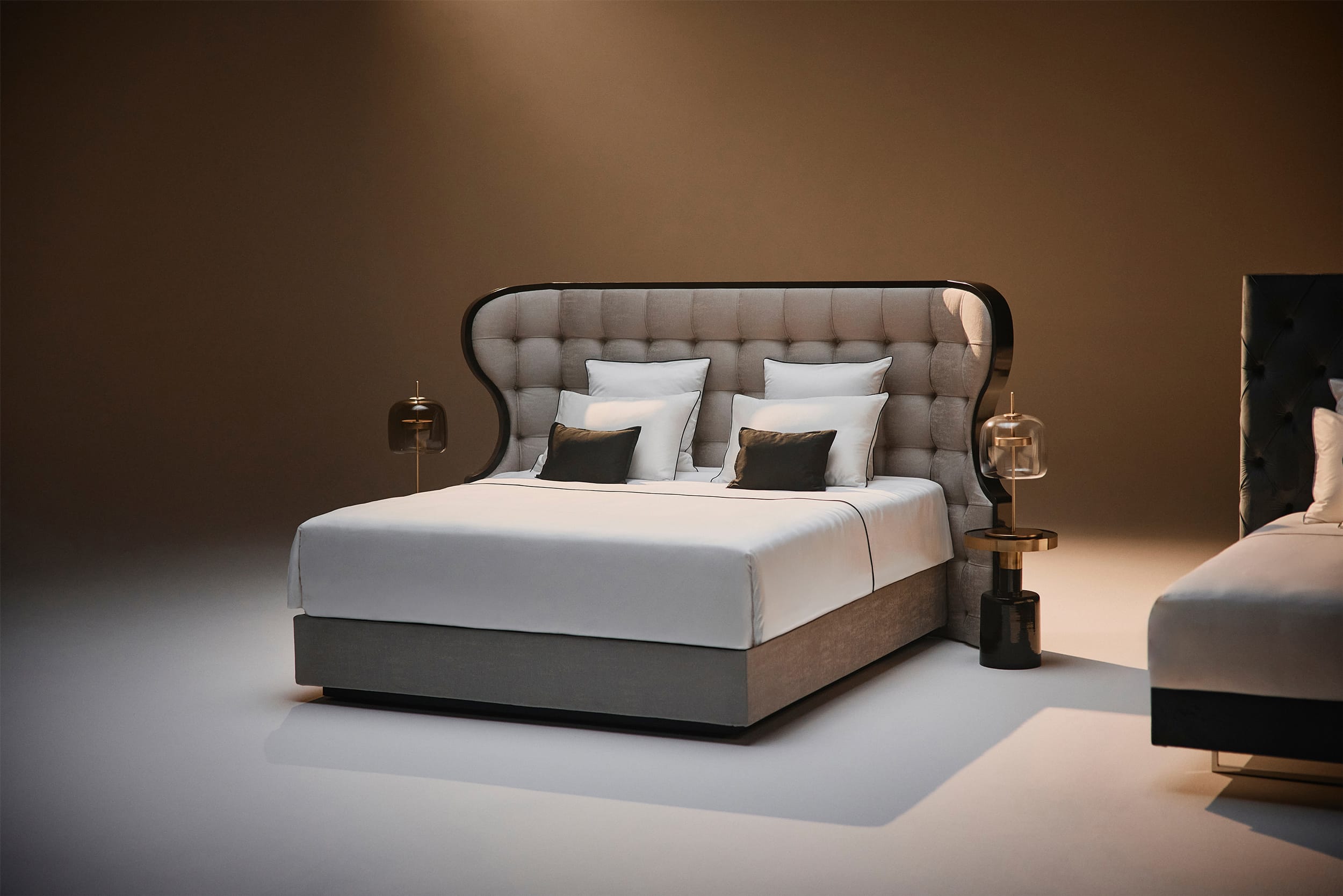 King-size bed master bedroom project in Dubai