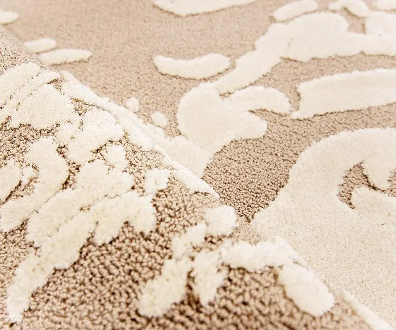 Decorative rug in a luxury living room