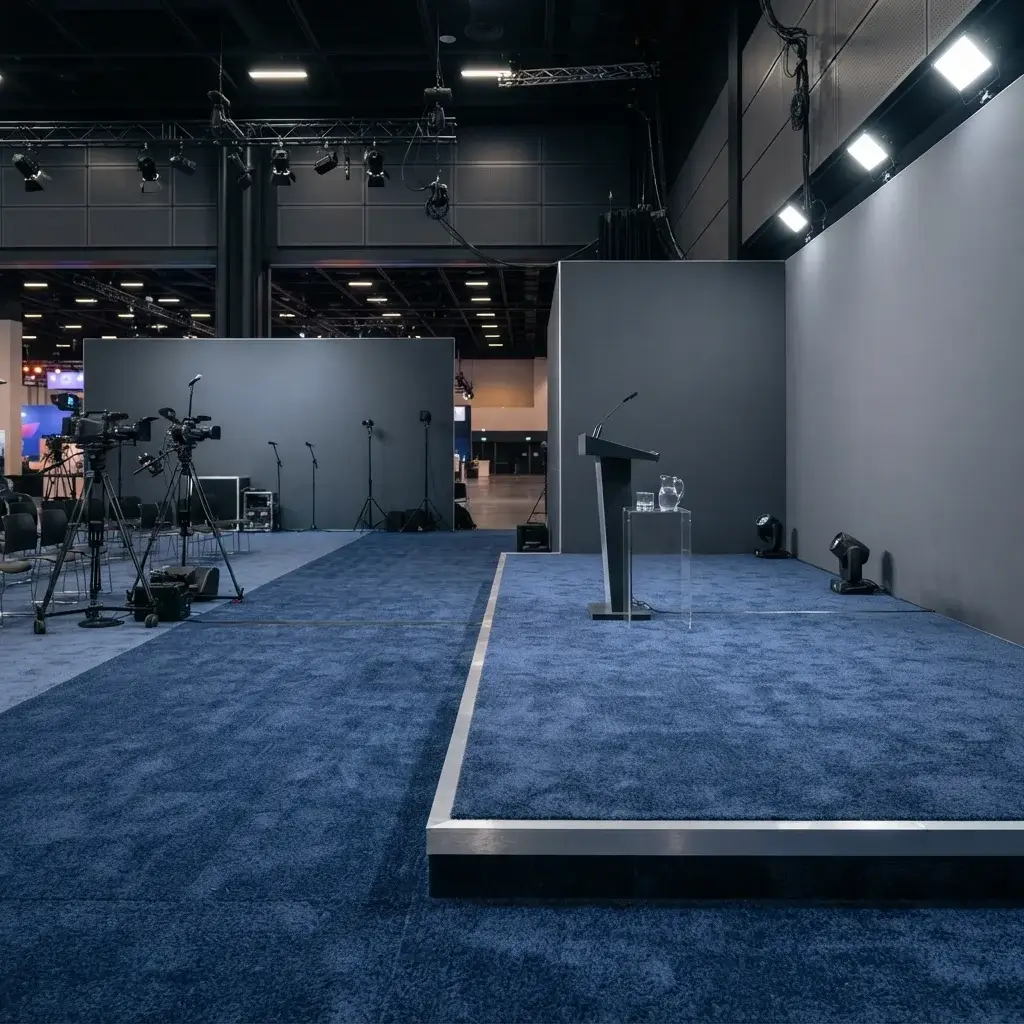 Custom event carpet layout for Dubai event spaces