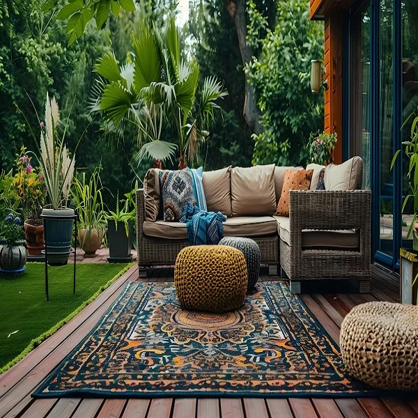 Patterned outdoor rugs Dubai